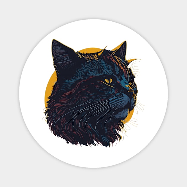 Vector Cat Magnet by ArcTheArt